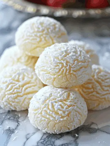 Sweetened Condensed Milk Snowball Cookies