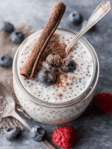 Vanilla Chia Pudding with Cinnamon