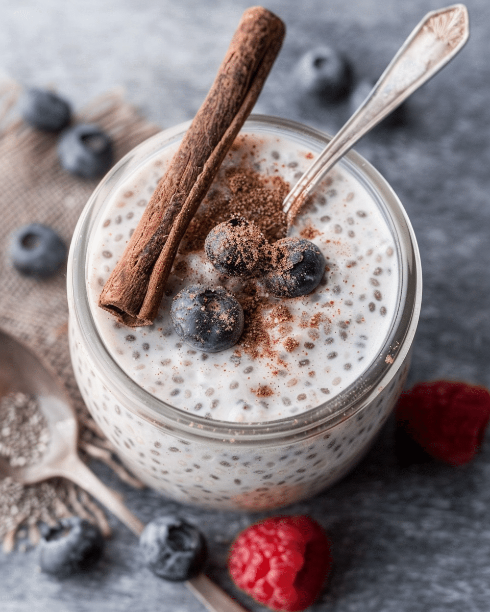Vanilla Chia Pudding with Cinnamon