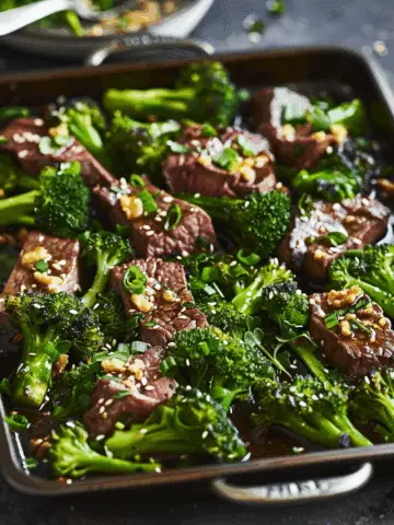 15-Minute Sheet Pan Beef and Broccoli