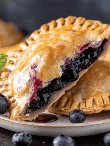 Air Fryer Blueberry Cheesecake Hand Pies