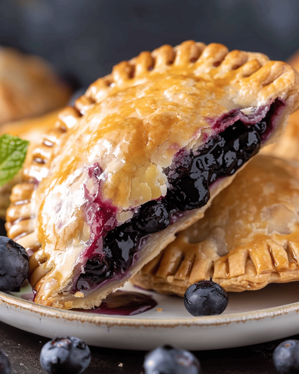 Air Fryer Blueberry Cheesecake Hand Pies