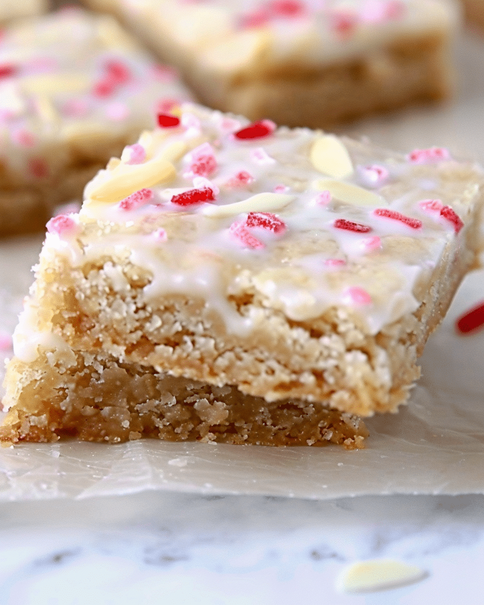 Almond Flour Sugar Cookie Bars