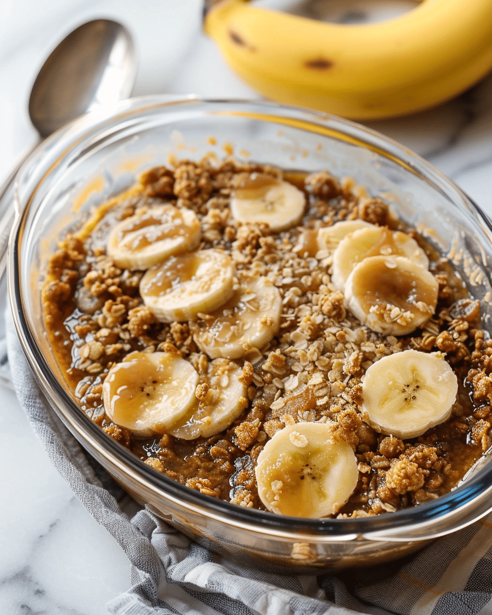 Bananas Foster Crisp