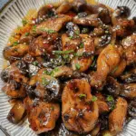 Black Pepper Chicken with Mushrooms