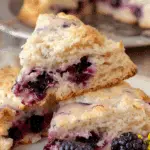 Blackberry Cream Scones