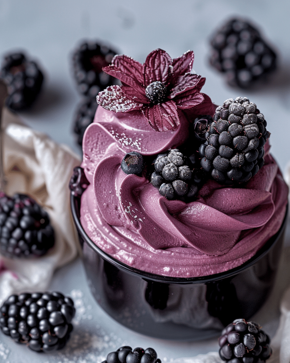 Blackberry Mousse