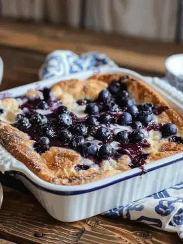 Blueberry Buttermilk Pancake Casserole