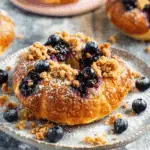 Blueberry Custard Buns