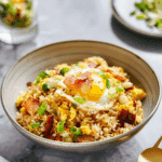 Breakfast Fried Rice with Veggies and Eggs