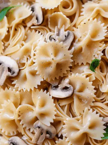 Brown Butter Mushroom Pasta