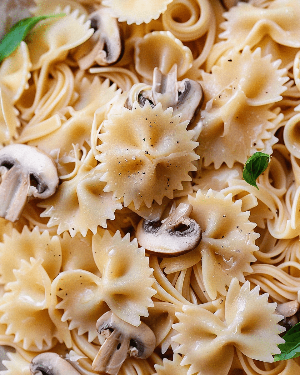 Brown Butter Mushroom Pasta