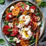 Burrata Salad with Heirloom Tomatoes and Basil