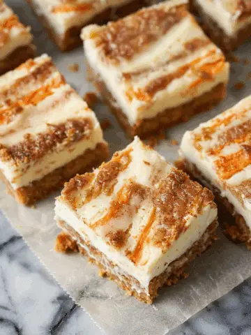 Carrot Cake Cheesecake Bars