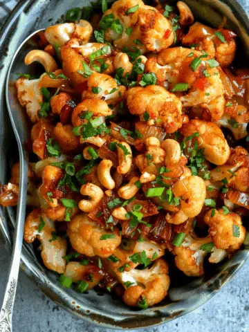 Cashew Cauliflower Stir Fry