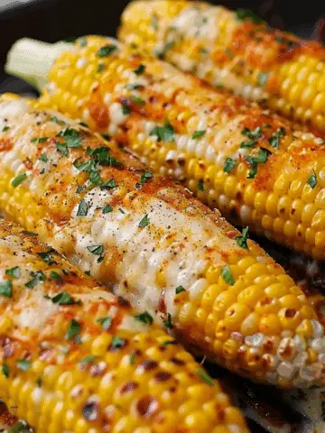 Cheesy Garlic Butter Corn