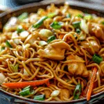 Chicken Chow Mein with the Best Chow Mein Sauce