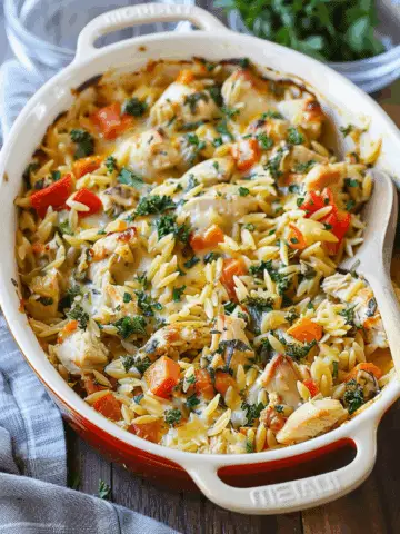 Chicken Orzo Bake