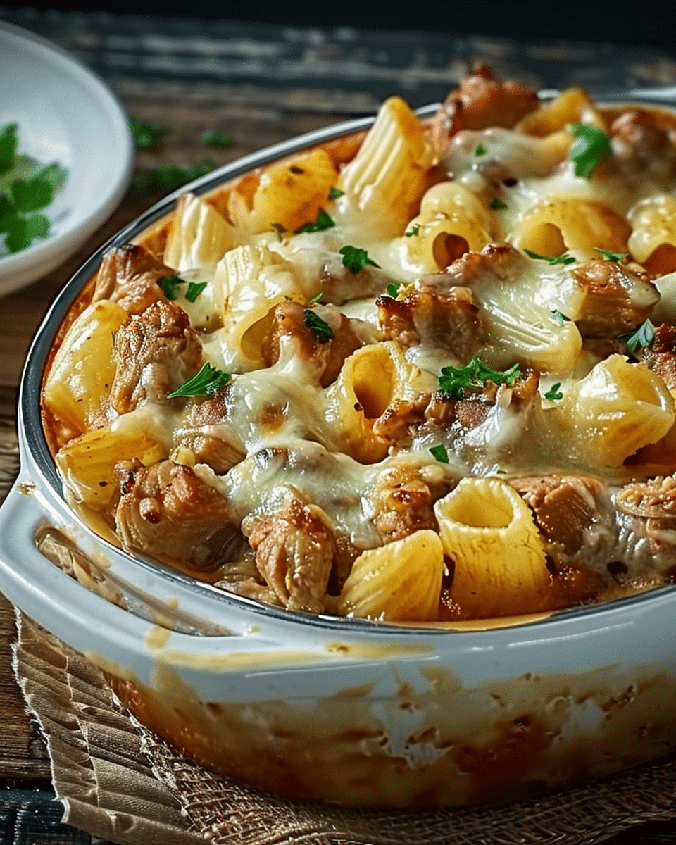 Chicken Pot Pie Pasta