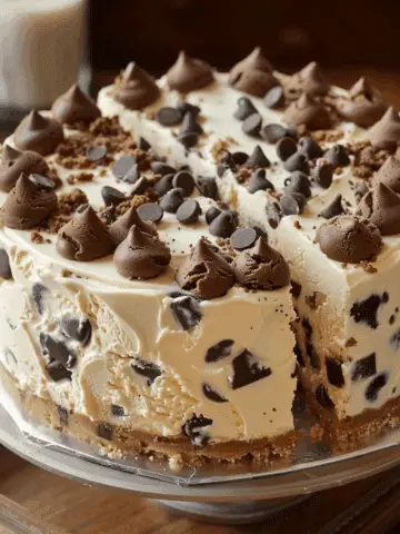 Chocolate Chip Cookie Dough Ice Cream Cake