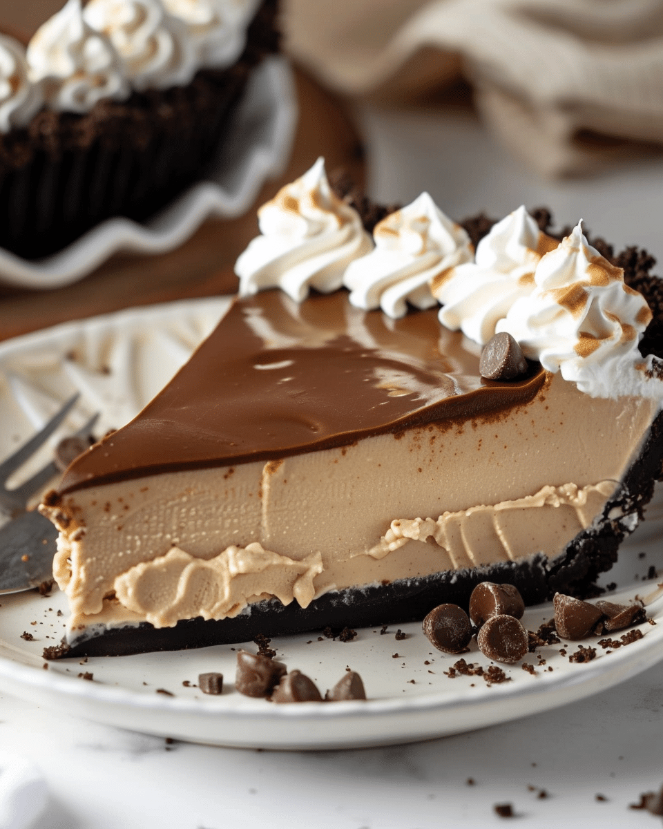 Chocolate Peanut Butter Cream Pie