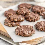 Chocolate & Peanut Butter No-Bake Cookies