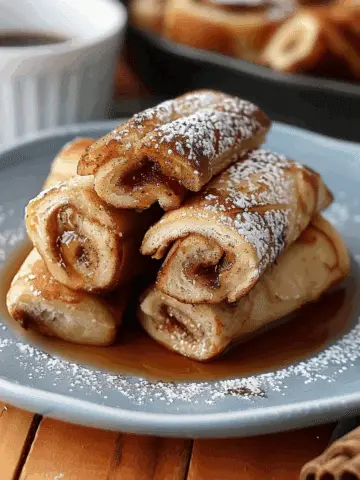 Cinnamon Roll French Toast Roll-Ups
