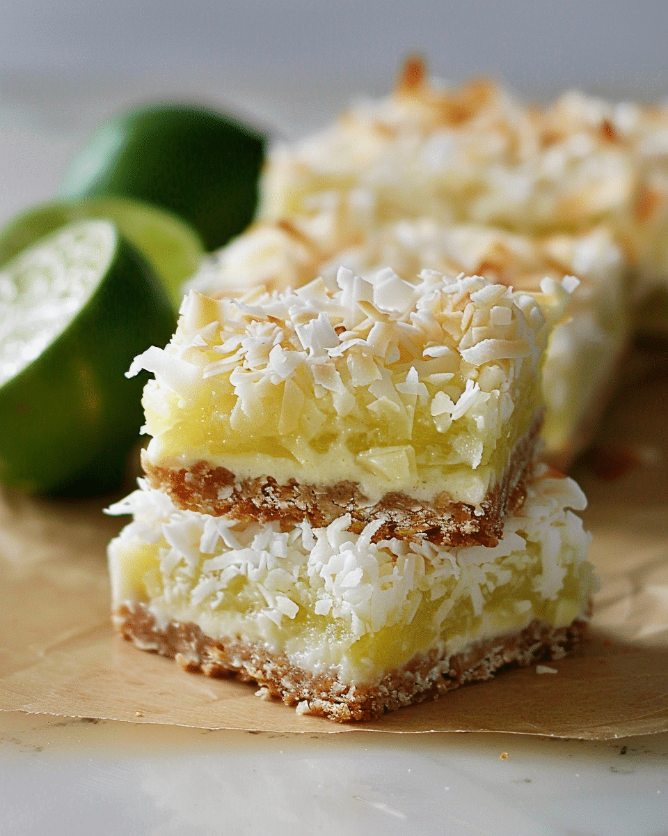 Coconut Lime Bars