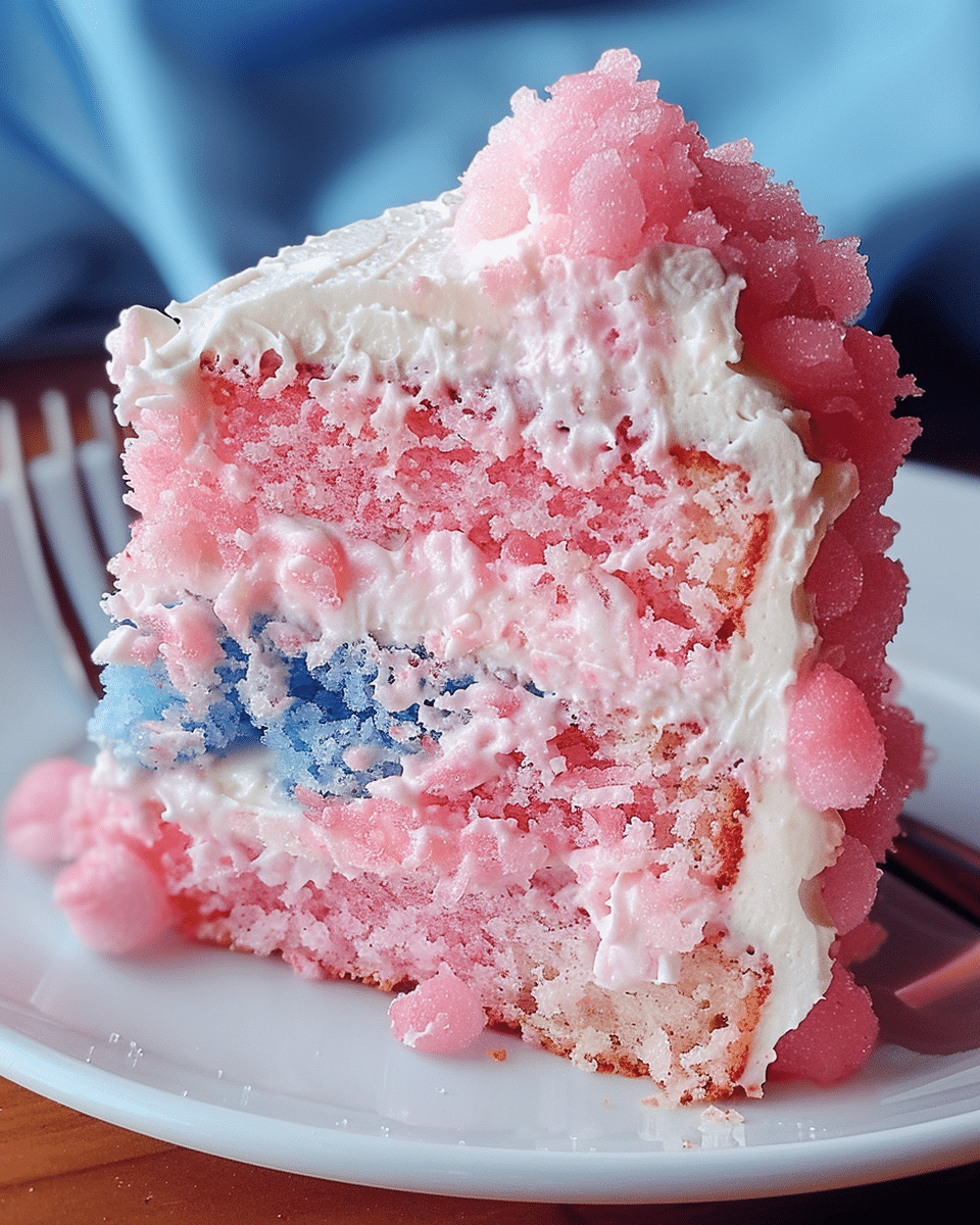 Cotton Candy Cake