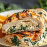 Cream Cheese & Spinach Stuffed Chicken Breast