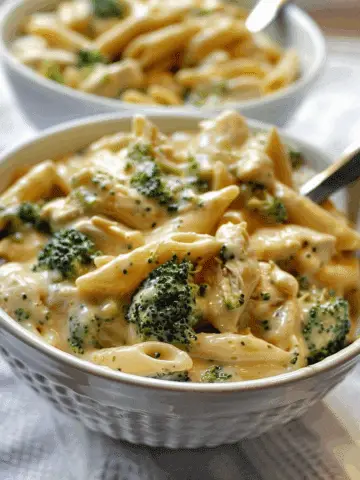 Creamy Broccoli and Chicken Penne