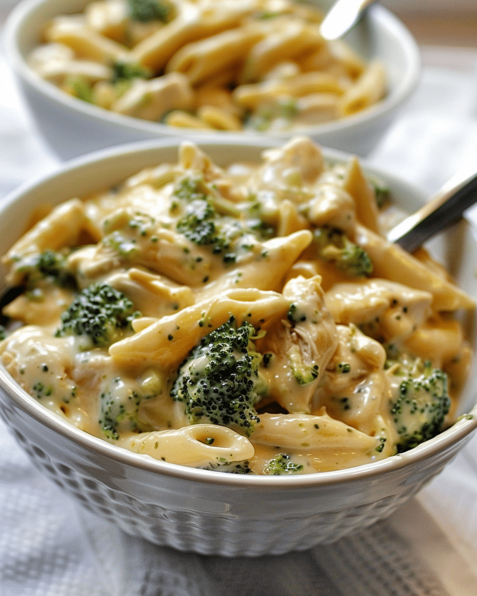 Creamy Broccoli and Chicken Penne