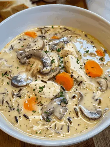 Creamy Chicken and Wild Rice Soup
