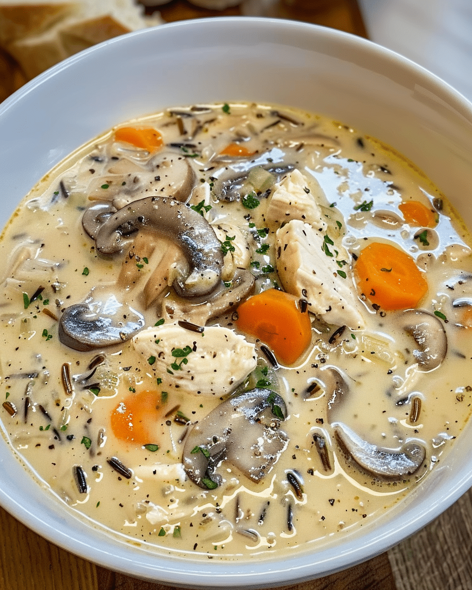 Creamy Chicken and Wild Rice Soup
