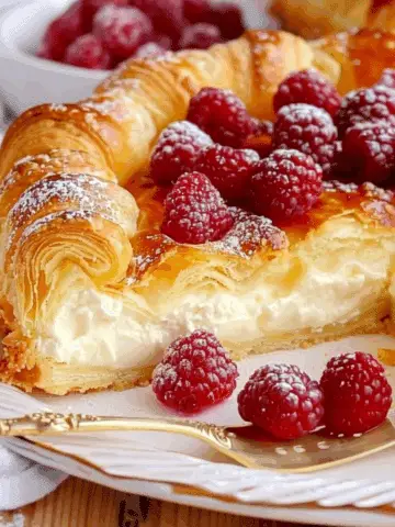 Crescent Rolls Cheesecake