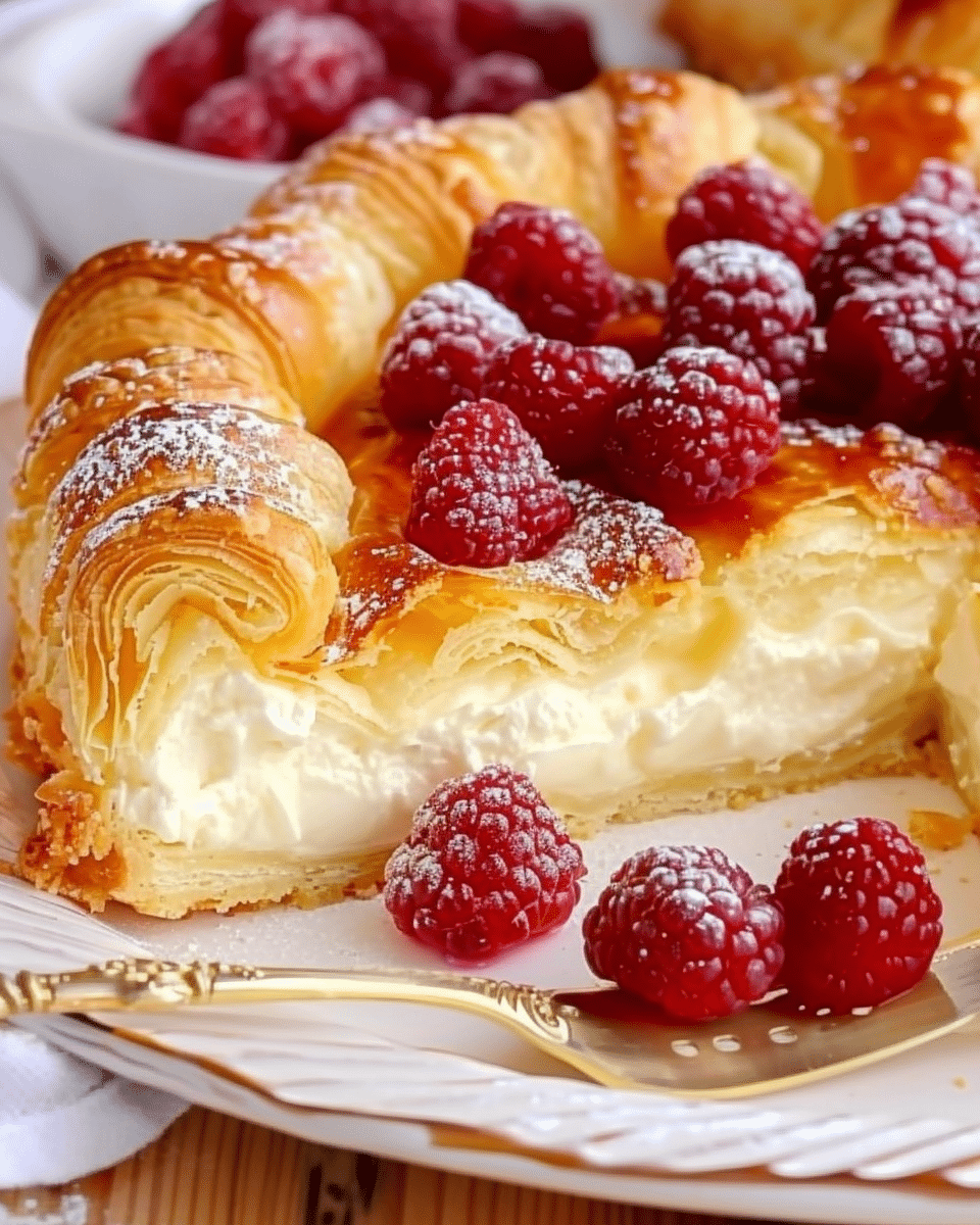 Crescent Rolls Cheesecake