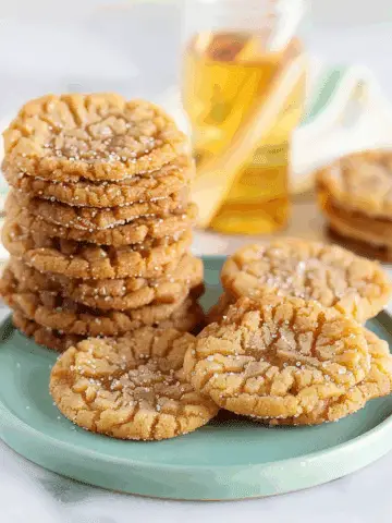 Crinkly Crackly Butter Toffee Sugar Cookies
