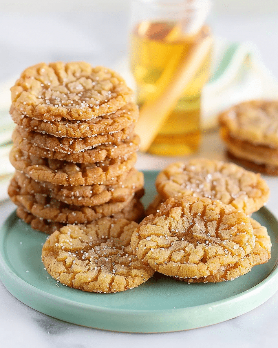 Crinkly Crackly Butter Toffee Sugar Cookies