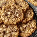 Crispy Chwey Oatmeal Cookies