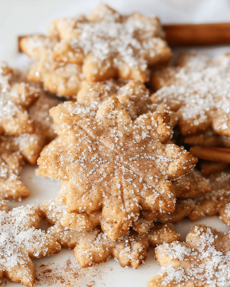 Crispy Cinnamon Sugar Cookies