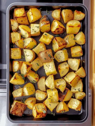 Crispy Garlic Roasted Potatoes