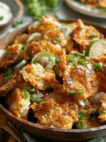 Crispy Smashed Potato Salad