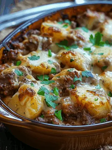 Crockpot Loaded Beef and Potato Bake