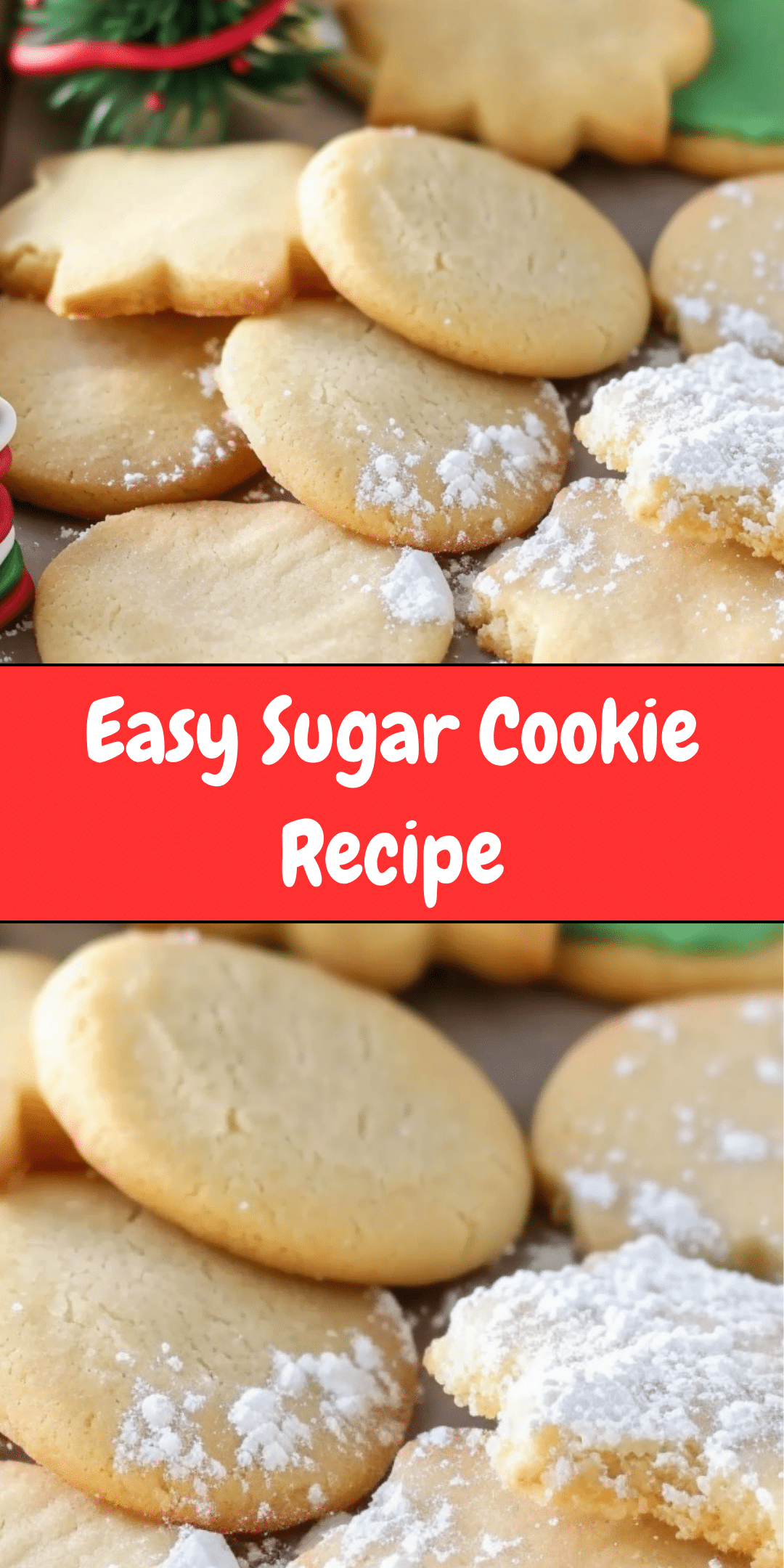 Easy Sugar Cookie Recipe Cheryl's Cooking