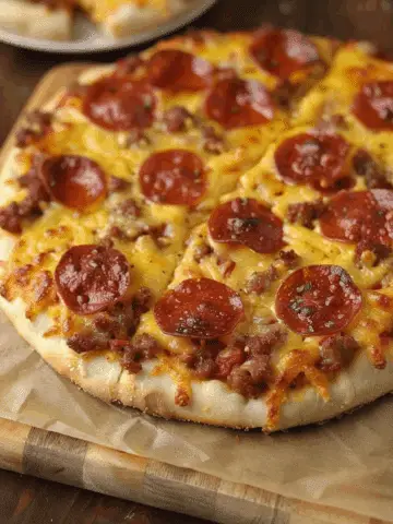 English Muffin Breakfast Pizza
