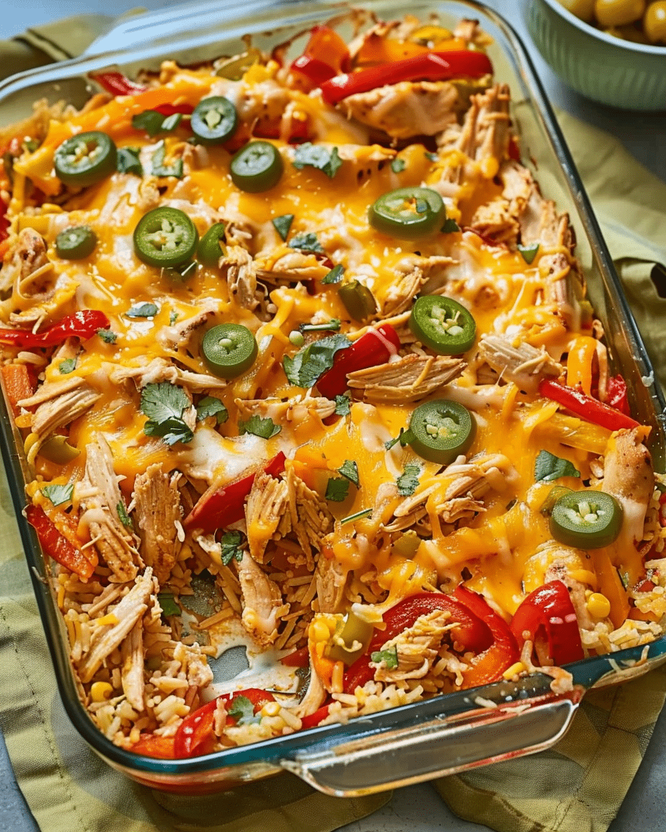 Fajita Chicken Casserole