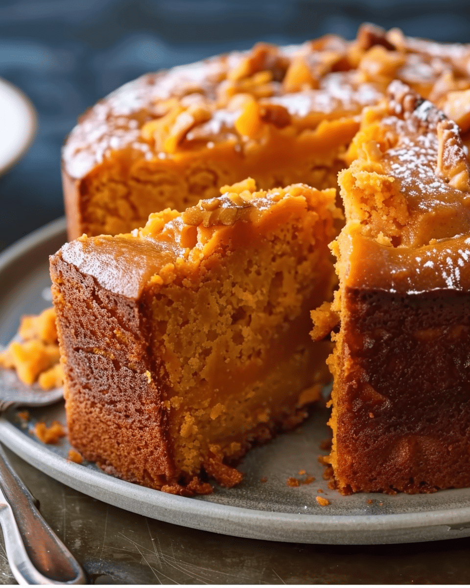 Grandmas Famous Sweet Potato Butter Cake
