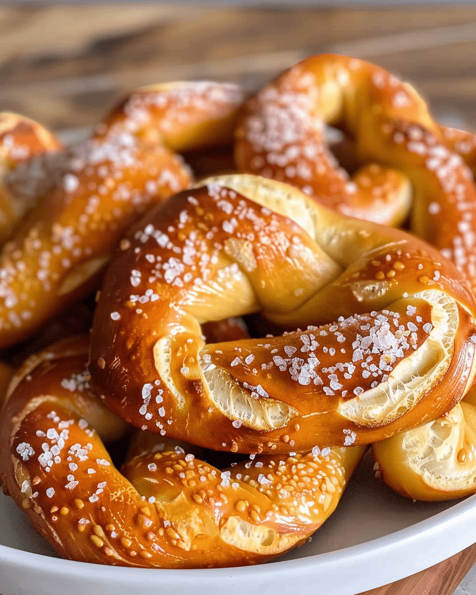 Homemade Buttery Soft Pretzels and Pretzel Bites