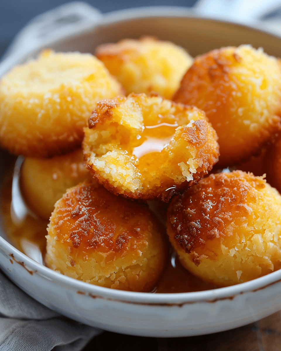 Honey Butter Cornbread Poppers