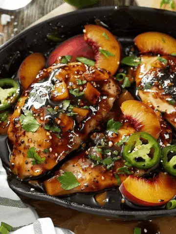 Jalapeno Peach Chicken